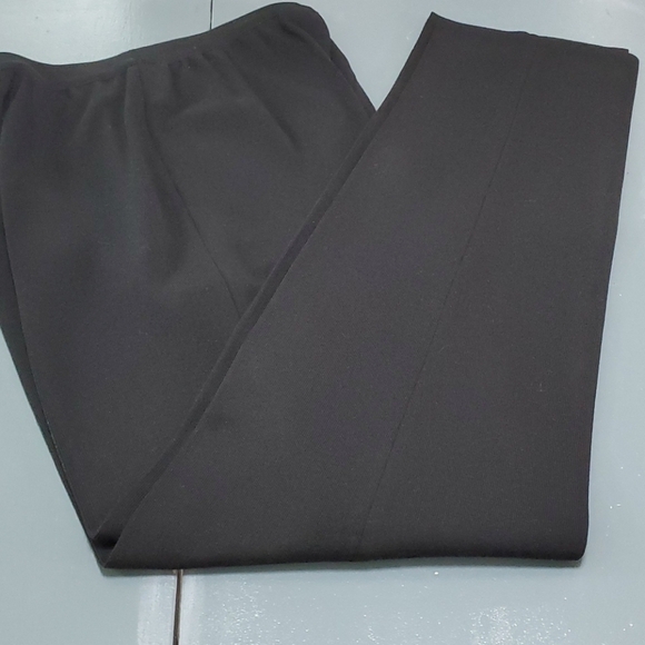 Ming Wang black stretch pants, straight.  XS fabulous fabric. - Picture 5 of 7